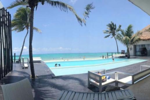 Beachside Corasol El Amanecer De Frida Para 2 Personas Playa del Carmen Buitenkant foto