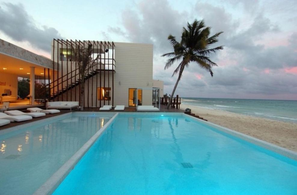 Beachside Corasol El Amanecer De Frida Para 2 Personas Playa del Carmen Buitenkant foto